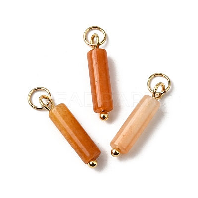 Natural Red Aventurine Pendants STAS-C120-01G-09-1
