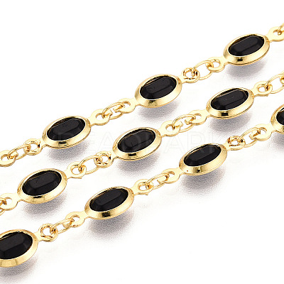 Brass Oval Link Chains CHC-N023-04D-G-1