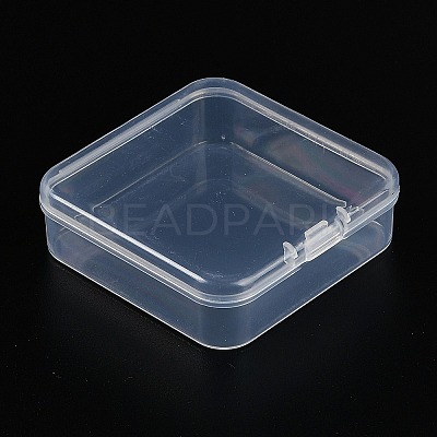 Plastic Bead Containers with Hinged Lid CON-Z007-02B-1