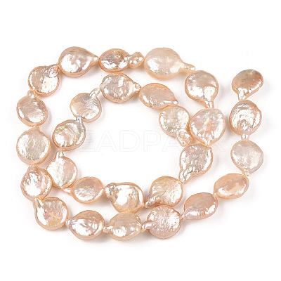 Natural Keshi Pearl Beads Strands PEAR-S018-02B-1-1