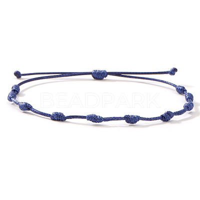 Adjustable Polyester Cord Braided Bracelets for Friendship Couple UP1845-12-1