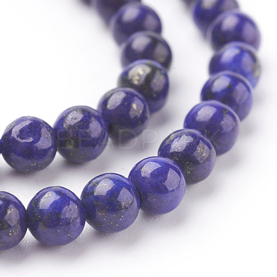 Natural Lapis Lazuli Beads Strands X-G-G087-4mm-1