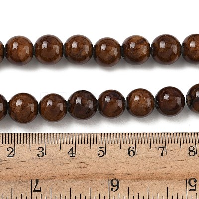 Natural Mashan Jade Round Beads Strands G-D263-10mm-XS14-01-1