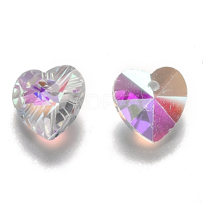 Romantic Valentines Ideas Glass Charms G030V10mm-39-1