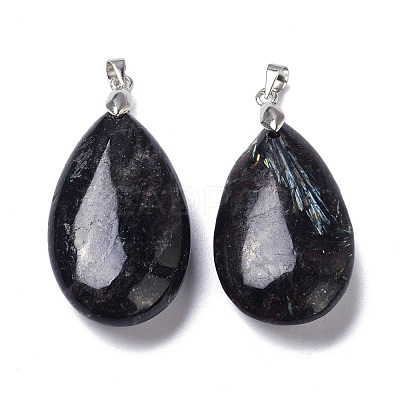 Natural Gemstone Pendants G-D084-01P-B-1