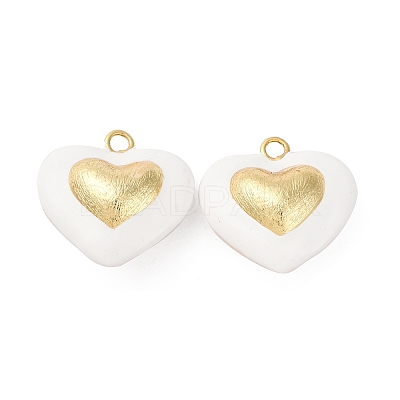 Brass Enamel Pendants KK-S525-13G-1