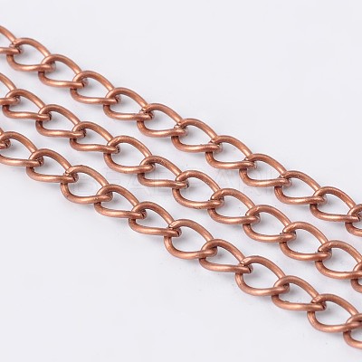 Brass Twisted Chains CHC-Q001-5x4mm-R-1