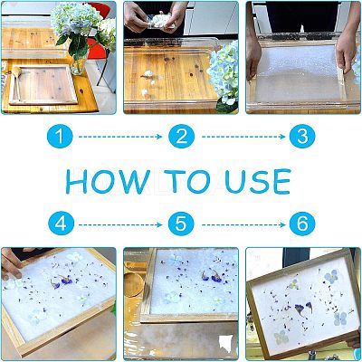 Wooden Paper Making DIY-WH0171-49A-1