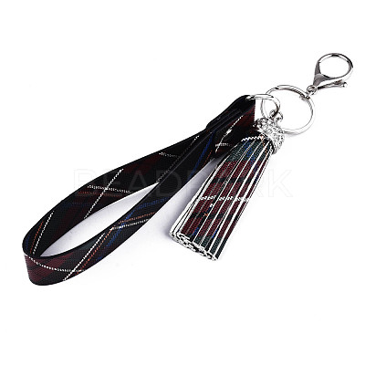 PU Leather Tassel Keychain KEYC-T006-01A-1