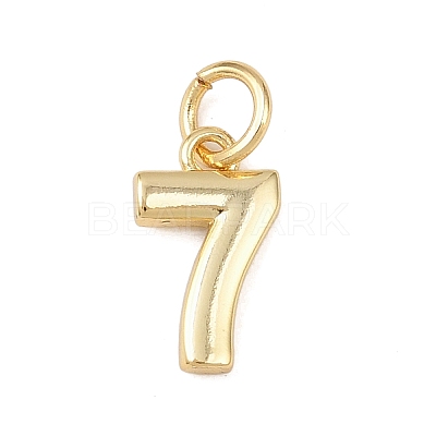 Brass Charms KK-G544-10G-07-1