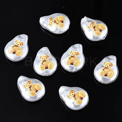 3D Printed ABS Plastic Imitation Pearl Beads KY-S163-422-1