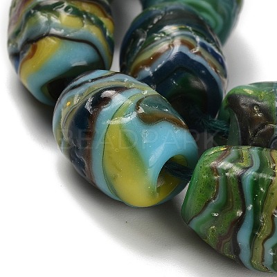 Handmade Lampwork Beads Strands LAMP-C016-01B-1