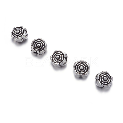 Tibetan Silver Spacer Beads X-AB458-1