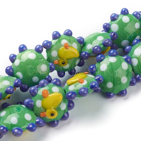Handmade Lampwork Beads X1-LAMP-J092-01B-1