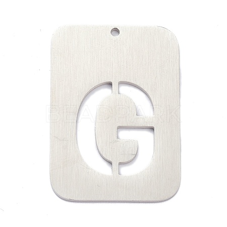 Non-Tarnish 304 Stainless Steel Pendants STAS-K216-49G-P-1