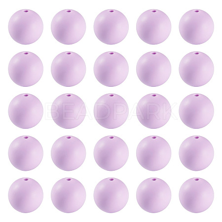 50Pcs Food Grade Eco-Friendly Silicone Beads SIL-TADJ0001-03C-1