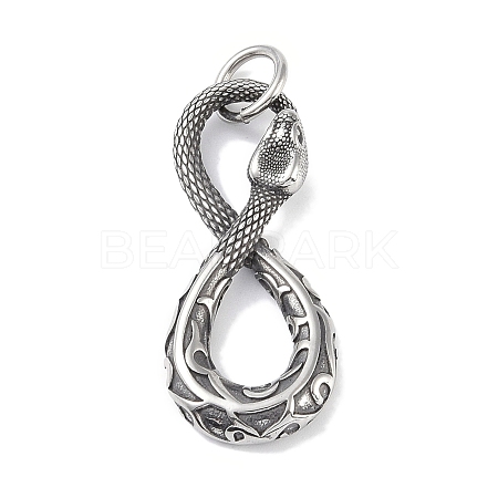 316 Surgical Stainless Steel Pendants STAS-E212-25C-AS-1