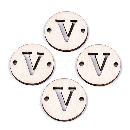 Unfinished Natural Poplar Wood Links Connectors WOOD-S045-140B-01V-1