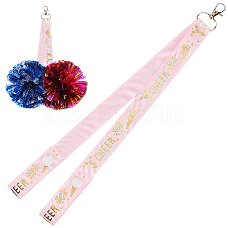 Cloth Pom Pom Holder for Backpack Cheer AJEW-WH20042-69B-1