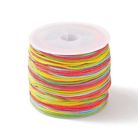 50M Segment Dyed Nylon Chinese Knotting Cord NWIR-YW0001-05A-1