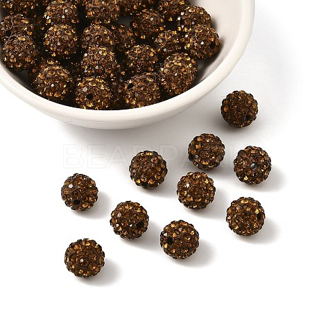 Pave Disco Ball Beads LS-RB-H258-10MM-220-1