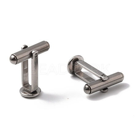 304 Stainless Steel Cuff Buttons STAS-L262-39A-P-1