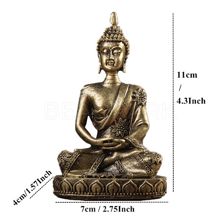Resin Buddha Statue PW-WG25489-13-1