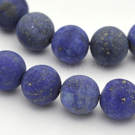 Natural Lapis Lazuli Round Beads Strands G-D660-4mm-1
