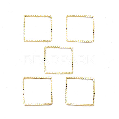 Brass Beads Frames KK-M288-01G-E-1