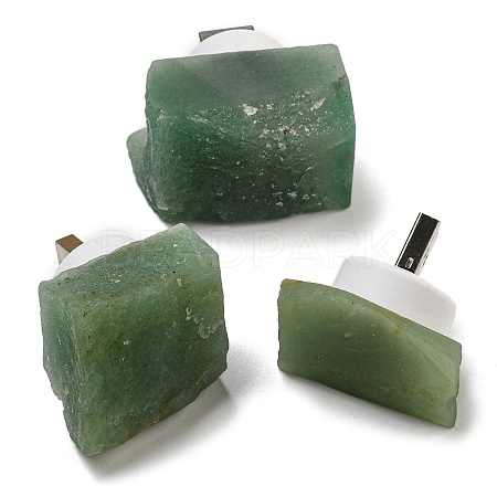 Nuggets Natural Green Aventurine USB Night Light G-Q170-02G-1
