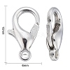 Zinc Alloy Lobster Claw Clasps E103-P-NF-3