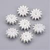 Tibetan Style Alloy Sun Beads TIBEP-GC188-S-RS-1