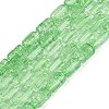 Crackle Transparent Glass Beads Strands GLAA-N068-05A-06-1