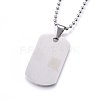 304 Stainless Steel Pendant Necklaces NJEW-L147-01P-2