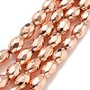 Synthetic Magnetic Hematite Beads Strands G-P518-07RG-1