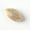 Horse Eye Plating Acrylic Beads PACR-Q102-93A-1