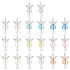 3 Sets Angle with Star Acrylic Pendants FIND-PH0009-12-1