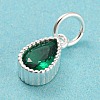 925 Sterling Silver Birthstone Charms STER-G035-01B-02-2