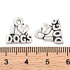 Tibetan Style Zinc Alloy Pendants TIBEP-R334-356AS-RS-2