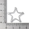 Stainless Steel Color 304 Stainless Steel Rhinestonet Pendants LS-STAS-Q312-02D-P-3