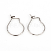 Non-Tarnish 304 Stainless Steel Hoop Earrings STAS-I149-11P-2