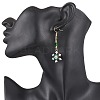 Glass Seed Beads Dnagle Earrings EJEW-MZ00501-04-3