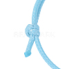 Korean Waxed Polyester Cord Bracelet Making AJEW-JB00011-3