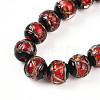 Handmade Gold Sand Lampwork Beads LAMP-N026-01C-3