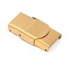 Ion Plating(IP) 201 Stainless Steel Watch Band Clasps STAS-C006-1-02G-01-1