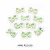 Electroplated Bowknot Resin Cabochons MRMJ-R128-16B-2