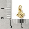 Brass Micro Pave Cubic Zirconia Charms KK-M283-19D-01-3