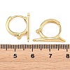 Brass Hoop Earring Findings KK-H292-38G-02-3