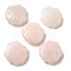 Natural Rose Quartz Carved Healing Shell Figurines G-K353-03B-1