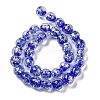 Handmade Dichroic Foil Glass Beads Strands DICH-U001-06A-2